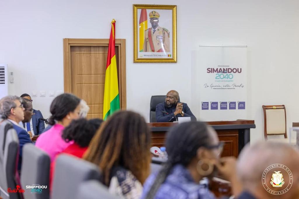 Programme Simandou 2040 : une délégation de la banque mondiale reçue par Djiba Diakité !