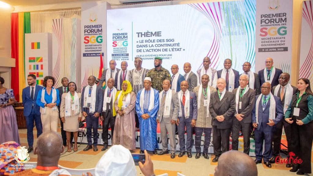 Conakry : lancement du premier forum international des secrétaires généraux du gouvernement !
