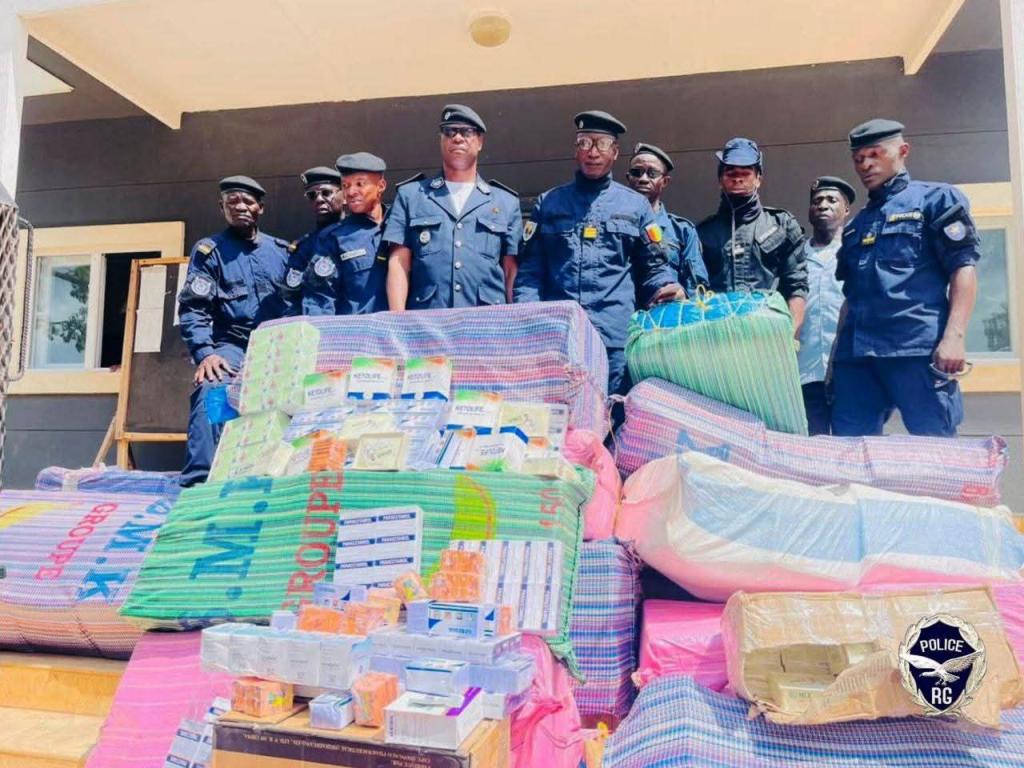 Guinée/Forécariah : 315 kg de chanvre saisis, la Police frappe un grand coup contre le trafic de drogue