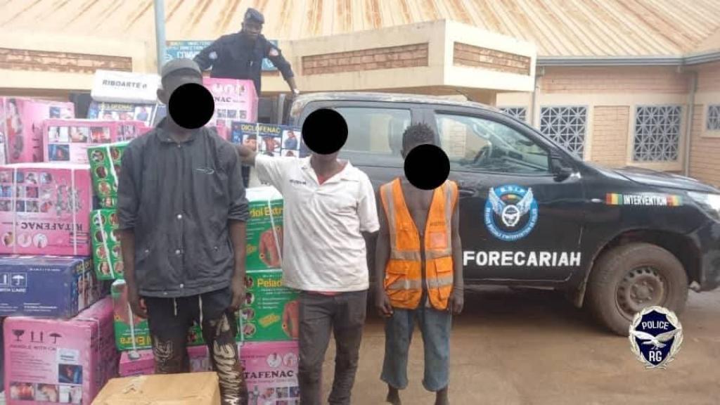 Urgent : saisie à Forécariah de 64 cartons de produits pharmaceutiques illicites