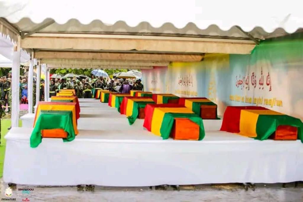 La Guinée rend un hommage national aux victimes de l'éboulement de Manéah