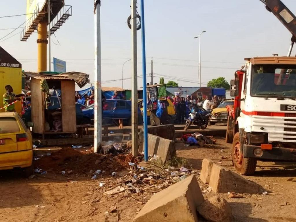 Tragique Accident de Travail à Gbessia : Quatre Morts dans l'Installation de Poteaux pour Fibre Optique