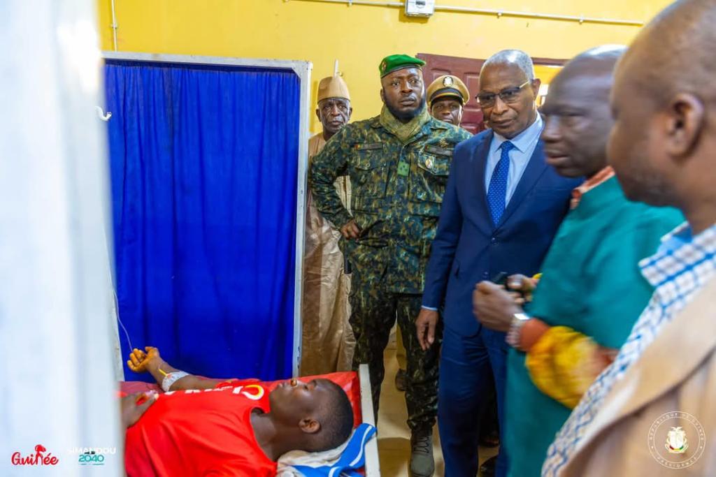 Tragédie au Stade de N'Zérékoré : Une délégation gouvernementale dépêchée sur place par le Président Mamadi Doumbouya