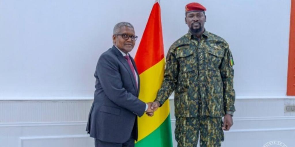 La Guinée s’ouvre à de grands investissements : Aliko Dangote en audience avec le Président Doumbouya"