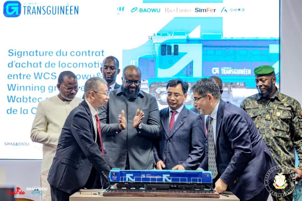 Projet Simandou: Signature du contrat d’acquisition du second lot de locomotives de la Compagnie du TransGuinéen (CTG) entre WABTEC et WCS