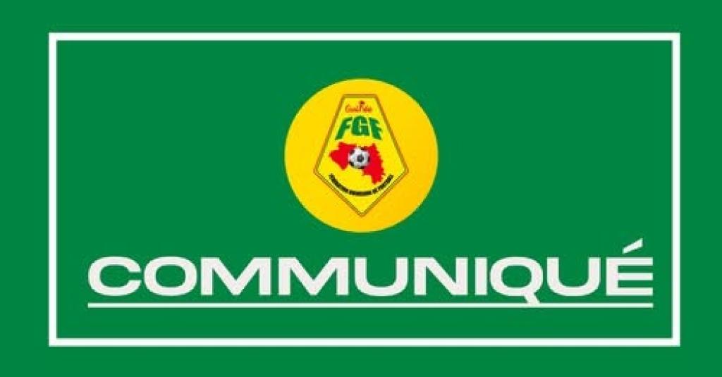 Communiqué relatif au Syli National local