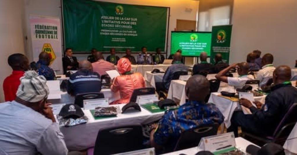 Un atelier de formation pour la sécurité dans les stades en Guinée  a débuté ce mardi 18 mars 2025 à Conakry.