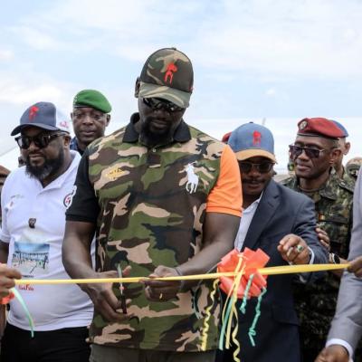 Mise en œuvre du programme Simandou 2040 : le Président de la République, le Général Mamadi Doumbouya inaugure le grand pont de Tanènè